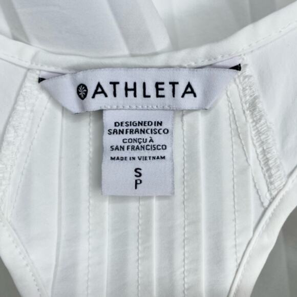 Athleta Sojourn Pleated Tank Top size Small - Picture 7 of 10
